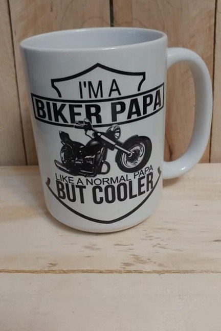 Biker Papa Mug