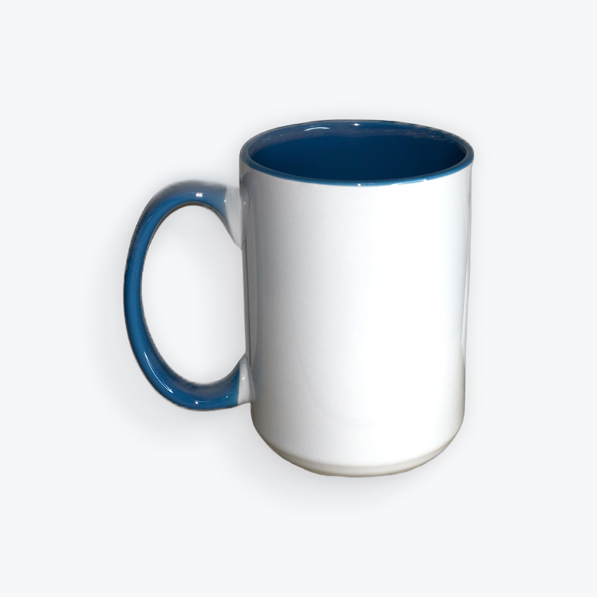 Light Blue Two Tone 15 oz Mug